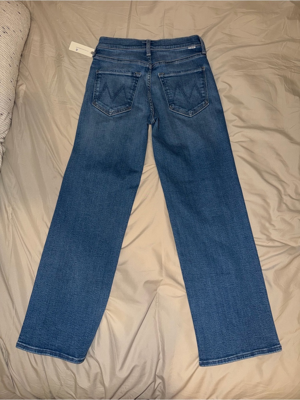 Mother Mid-Rise Rambler Zip Ankle in Piece by Piece NWT 25” - Picture 5 of 8